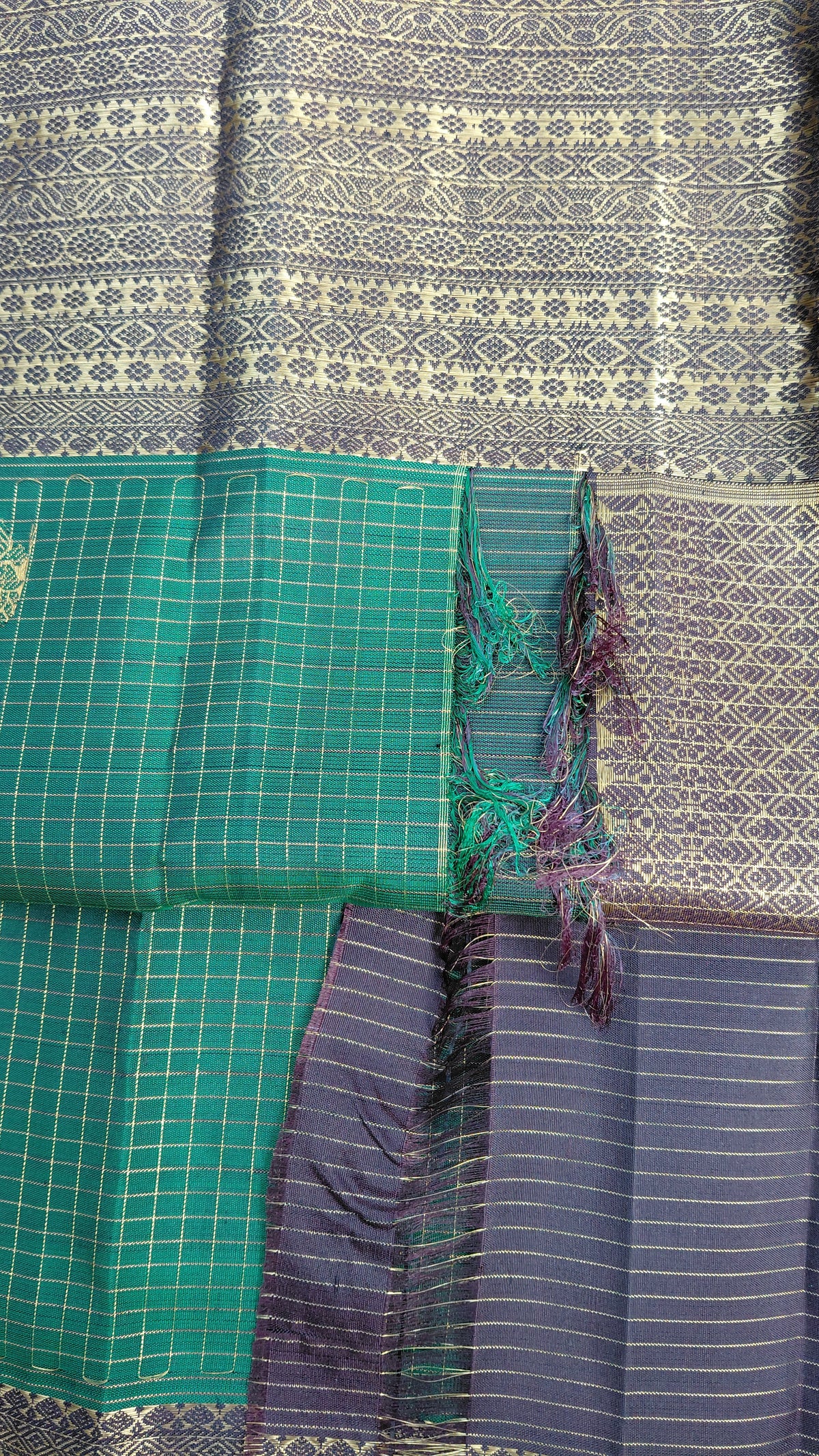 Pure Silk Kanjivaram Heavy Handmade