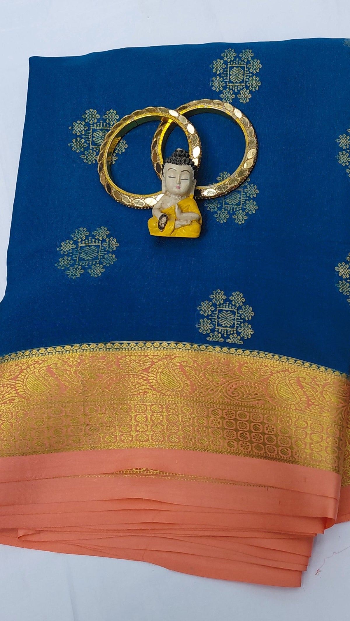 Pure Crepe Rangoli Butta 130 GSM