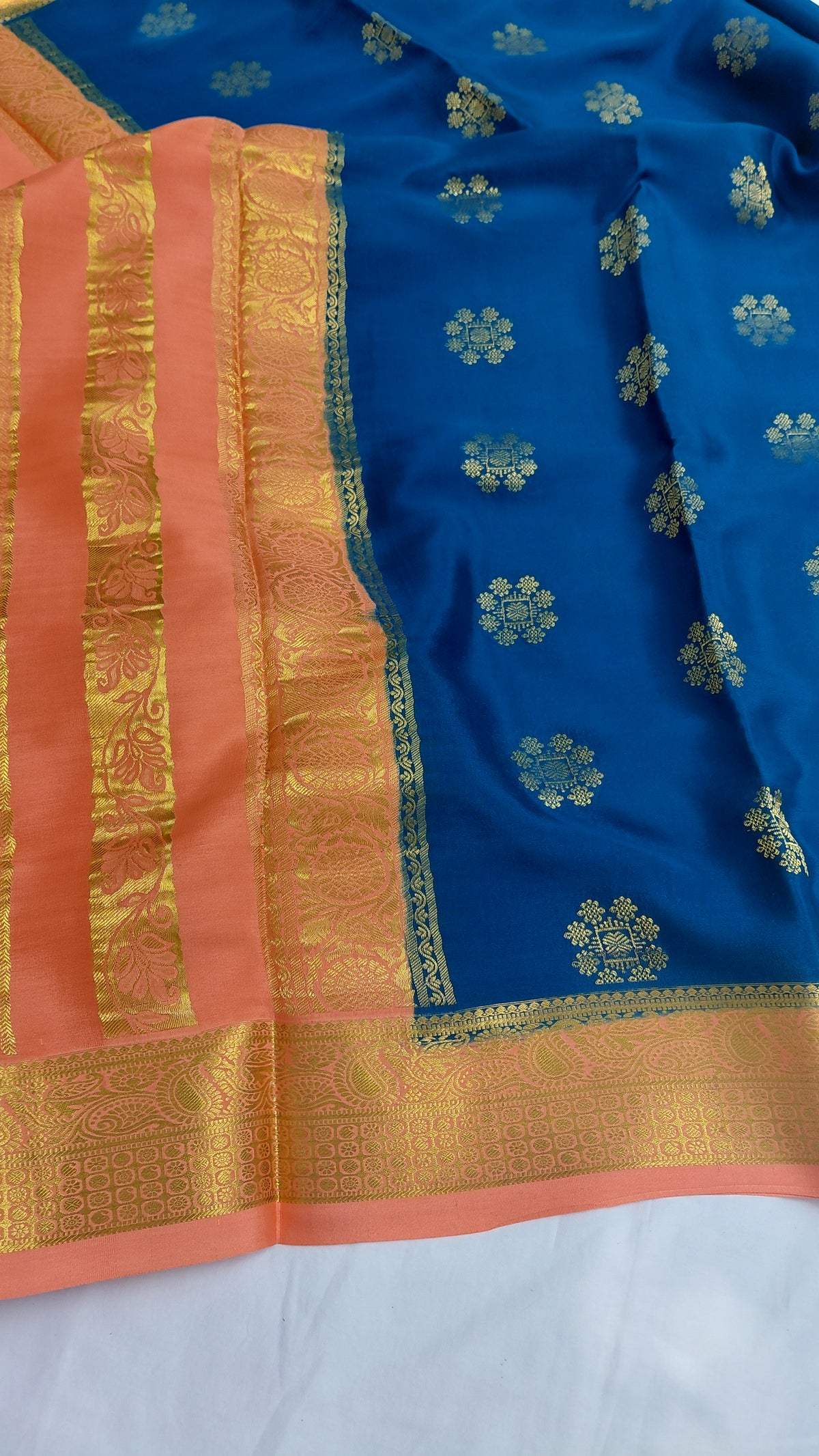 Pure Crepe Rangoli Butta 130 GSM