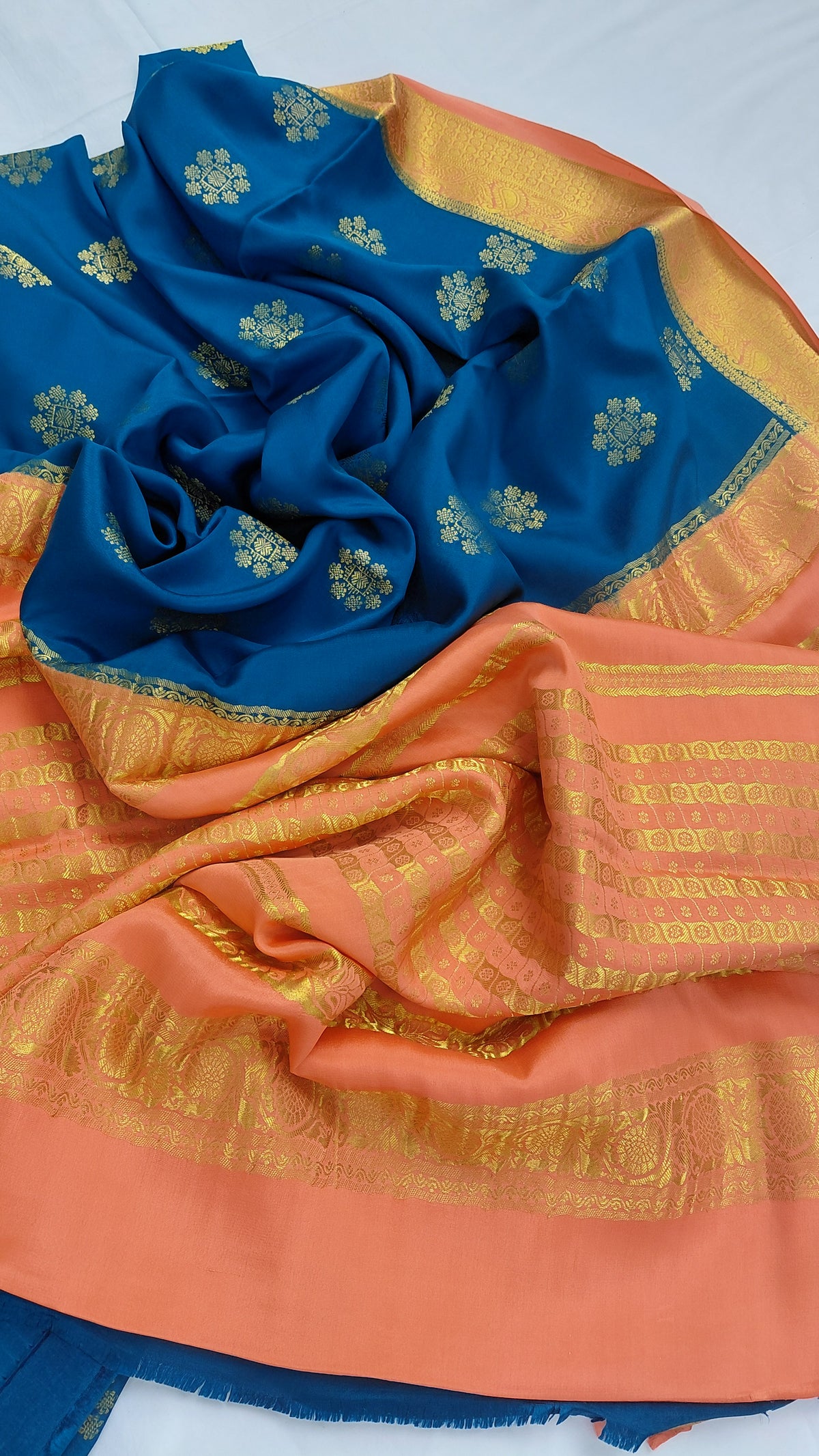 Pure Crepe Rangoli Butta 130 GSM