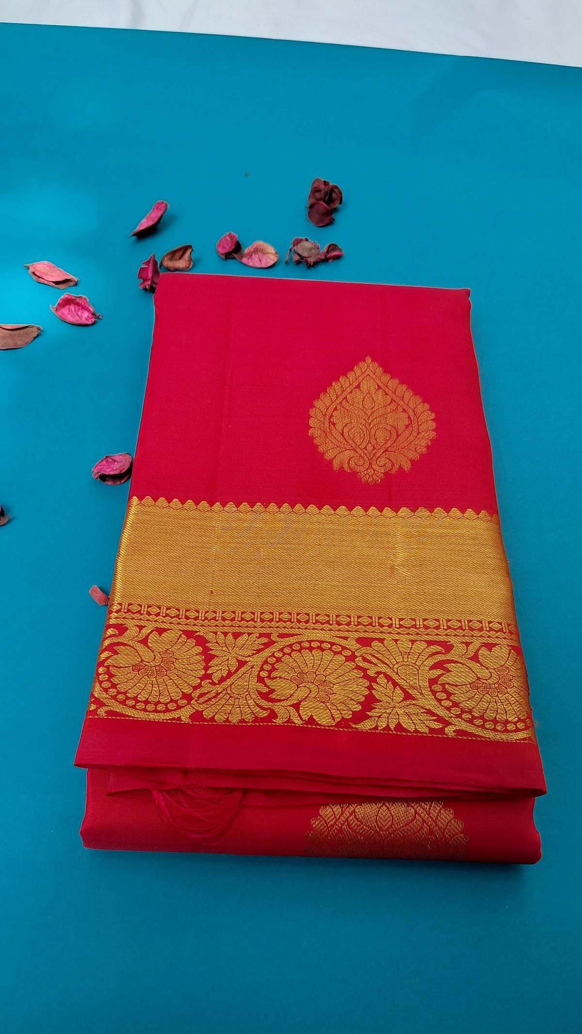 Pure Silk Kanjivaram Heavy Handmade