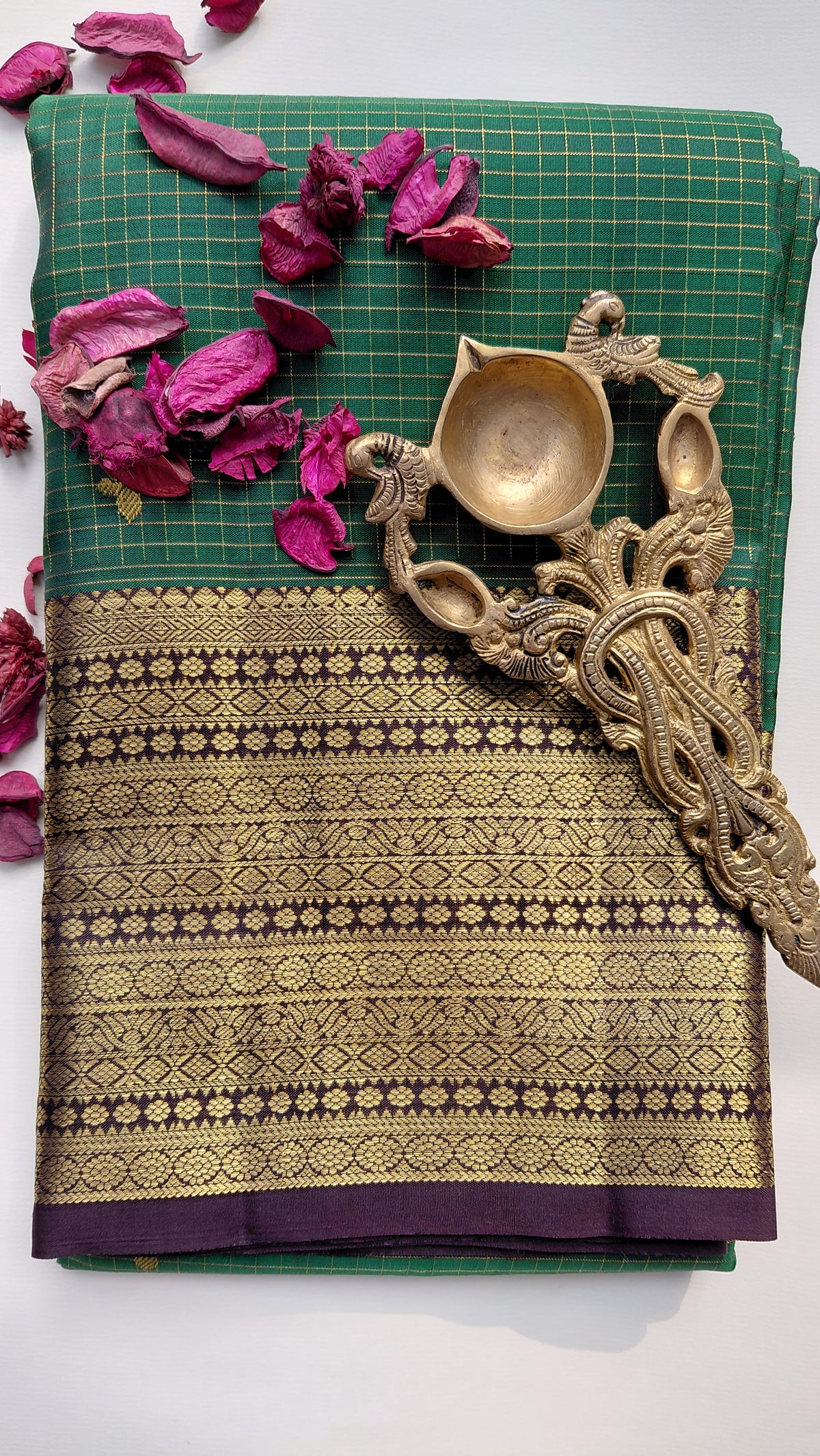 Pure Silk Kanjivaram Heavy Handmade