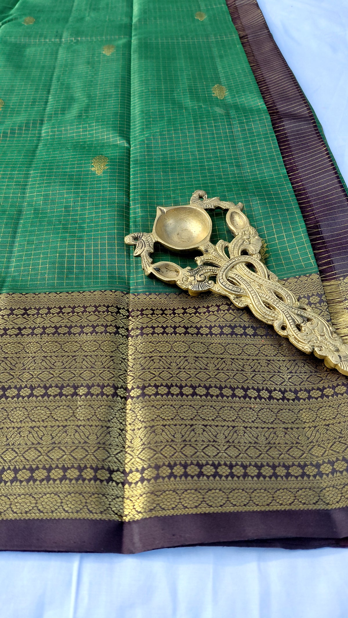 Pure Silk Kanjivaram Heavy Handmade