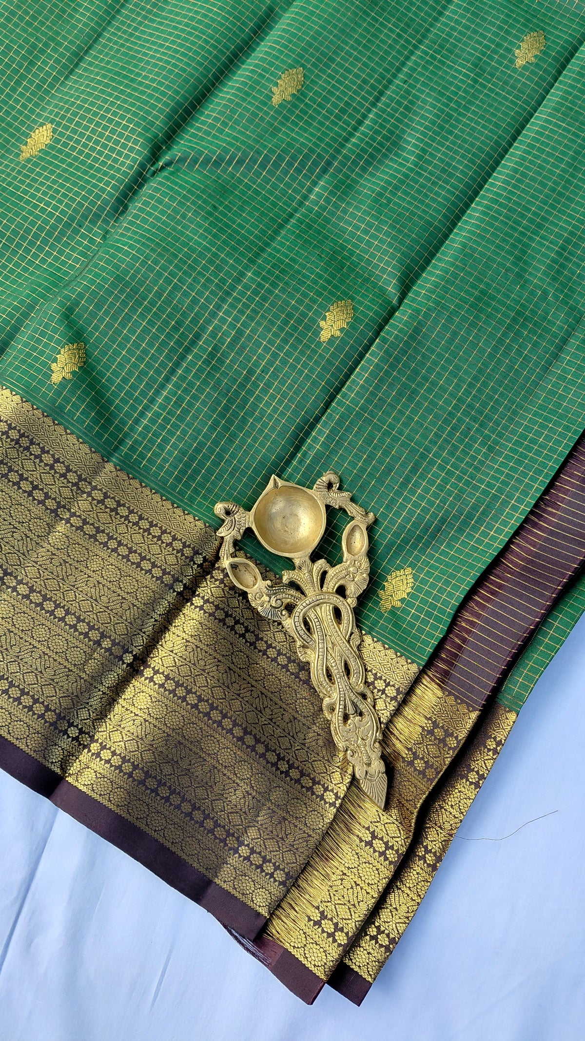 Pure Silk Kanjivaram Heavy Handmade