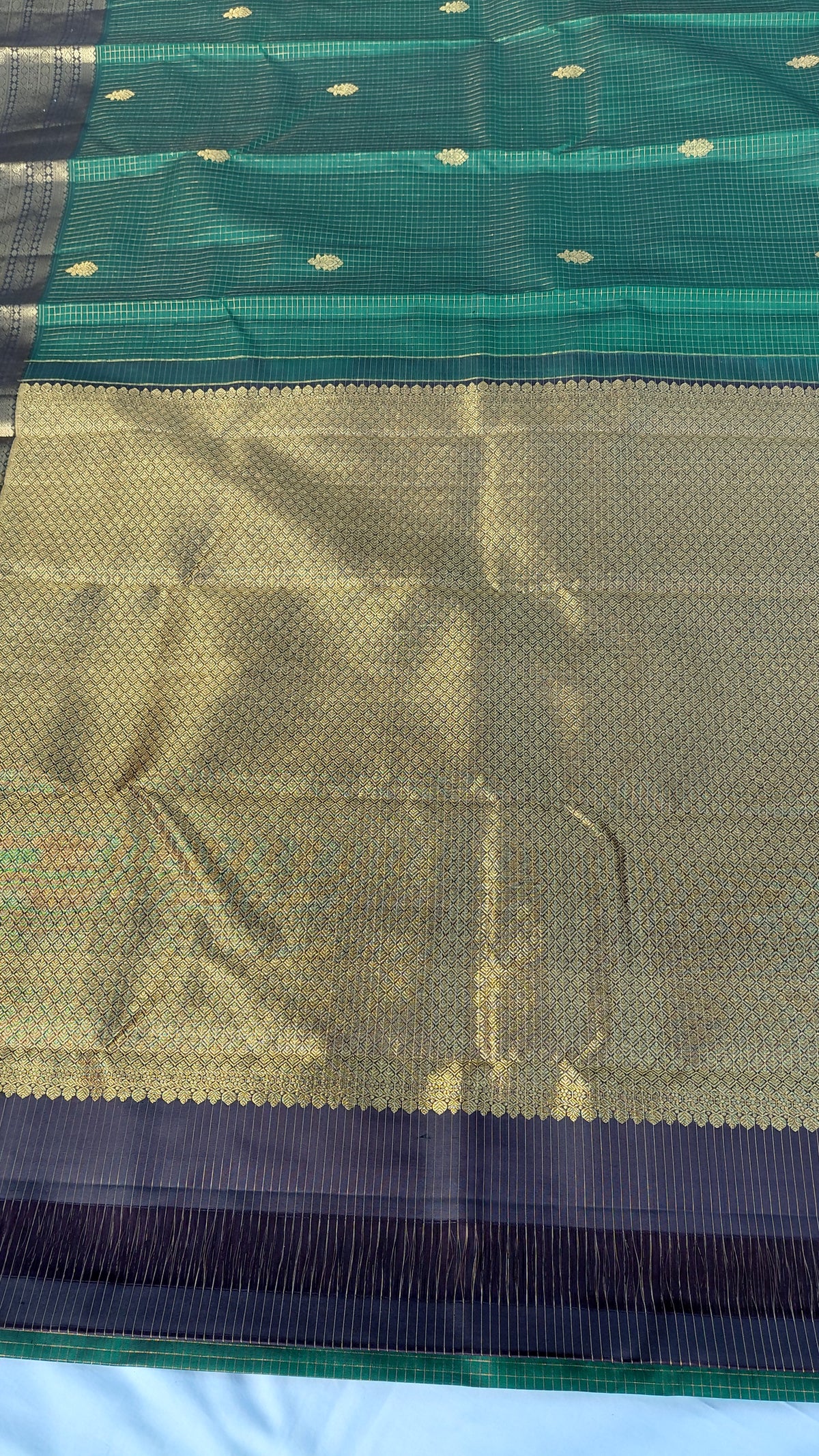 Pure Silk Kanjivaram Heavy Handmade