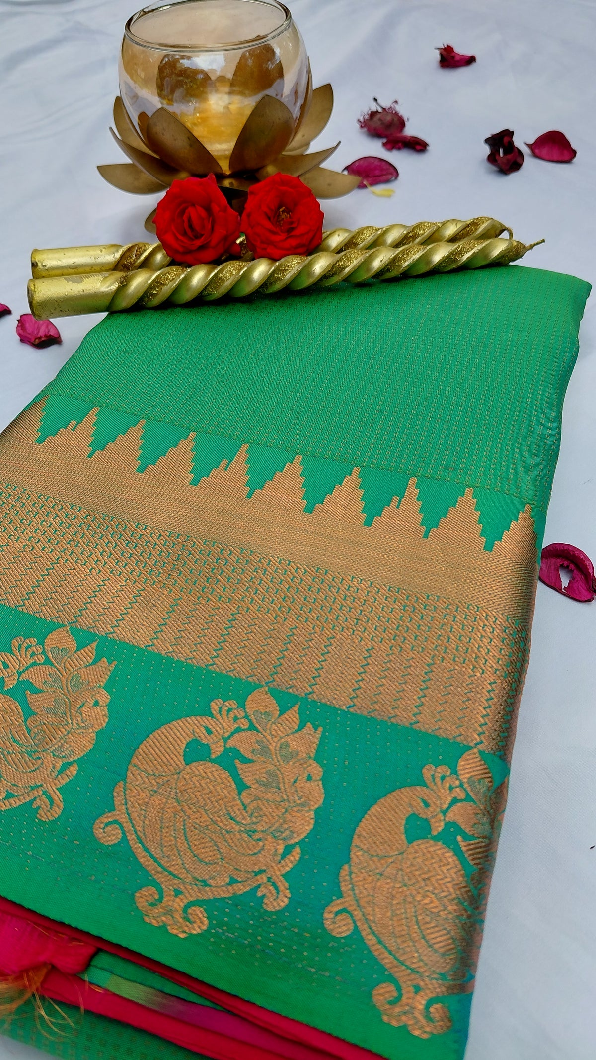 Pure Silk Small Dot Kanjivaram