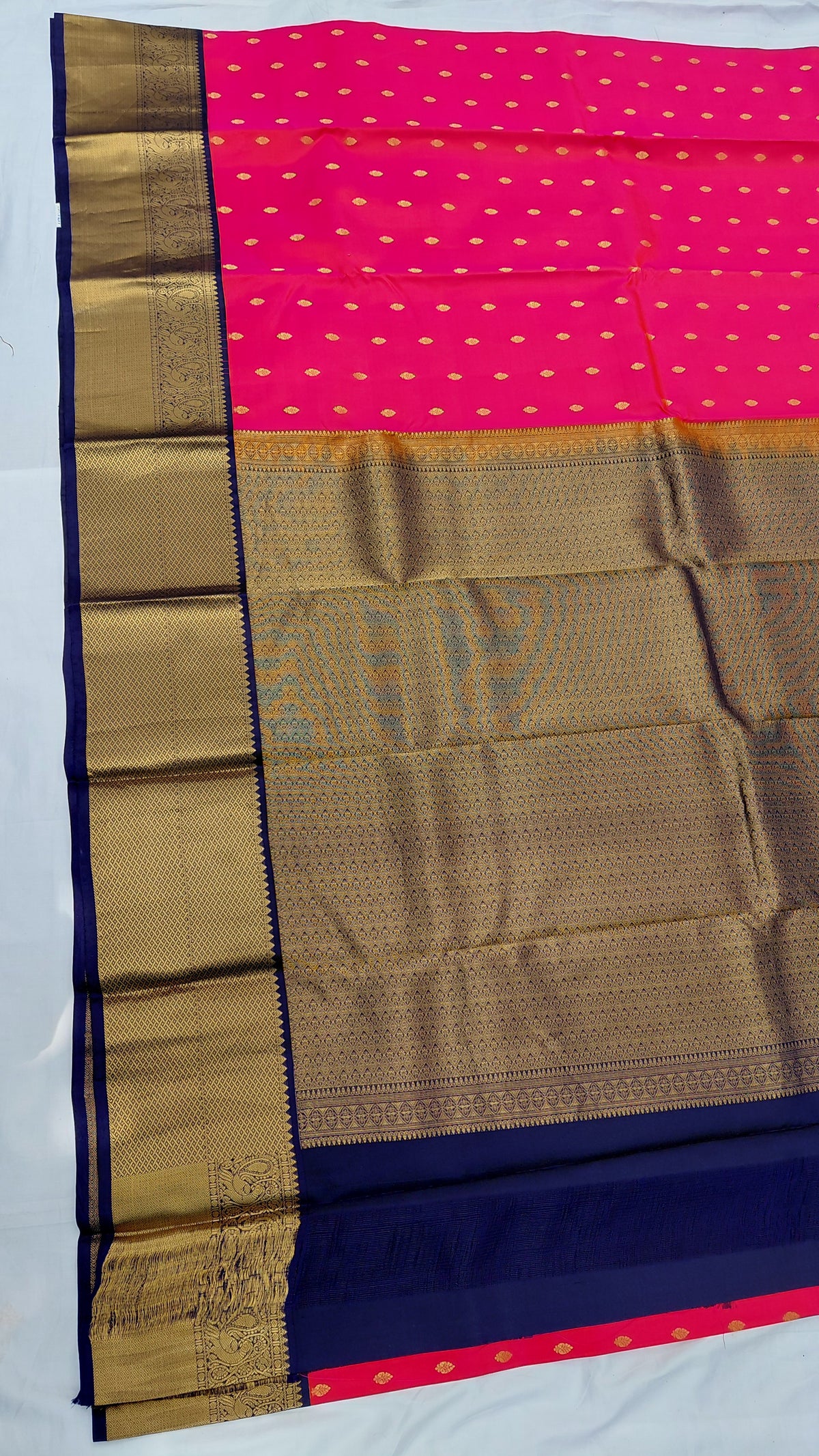 Pink Pure Silk Powerloom Kanjivaram