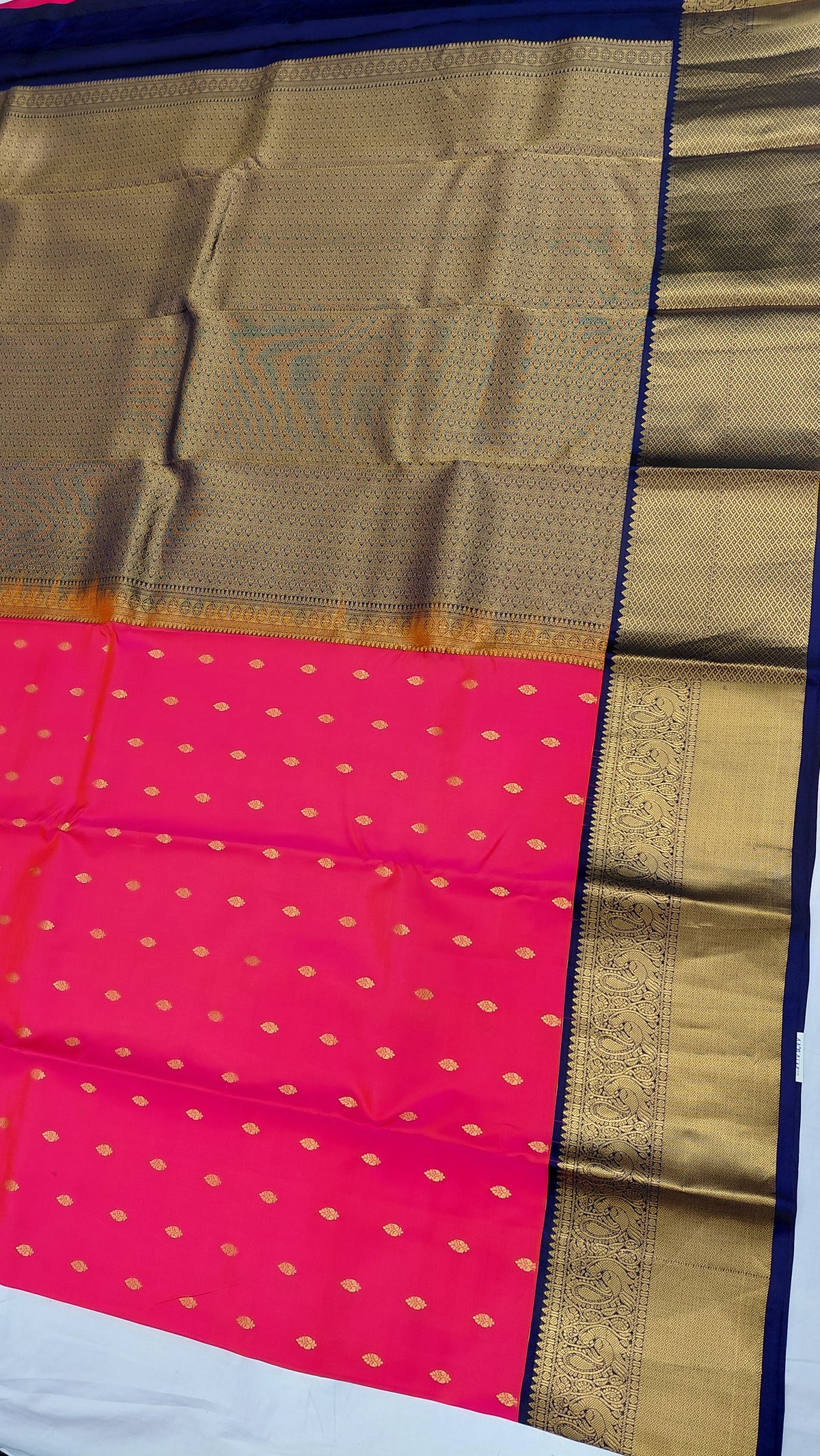 Pink Pure Silk Powerloom Kanjivaram